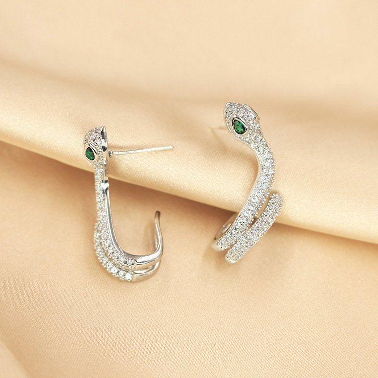 Snake-Shaped Ear Clip