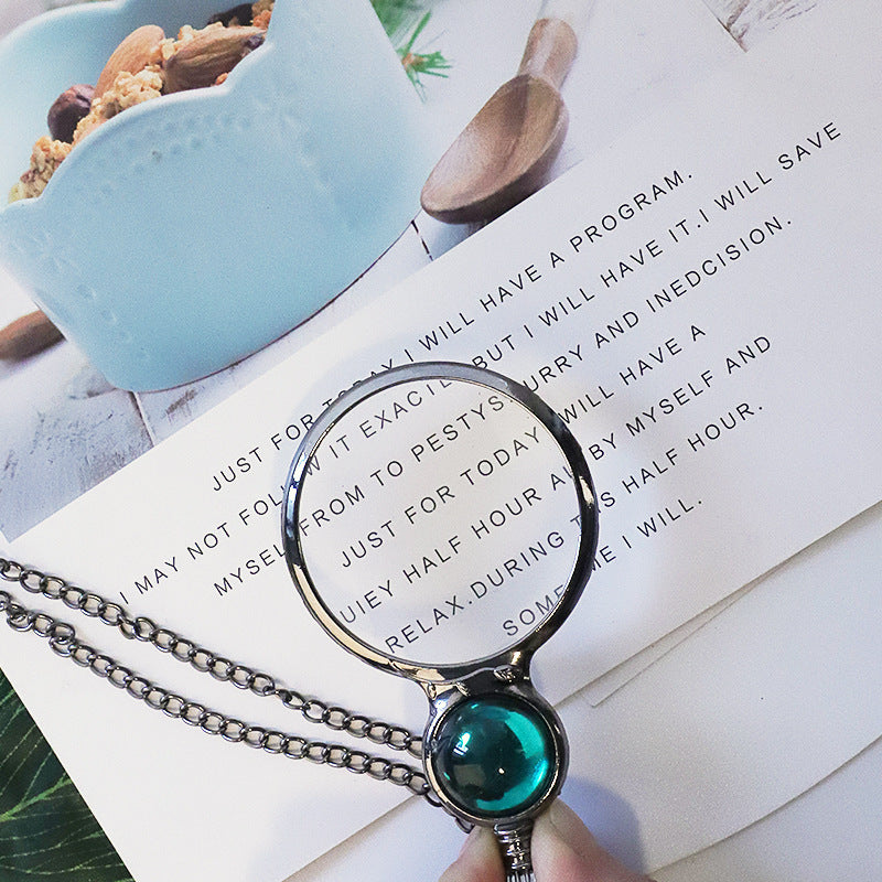 MAGNIFIER PENDANT NECKLACE