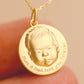 18K Gold Baby Avatars Necklace