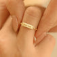 18K Gold Chain Good Luck Ring