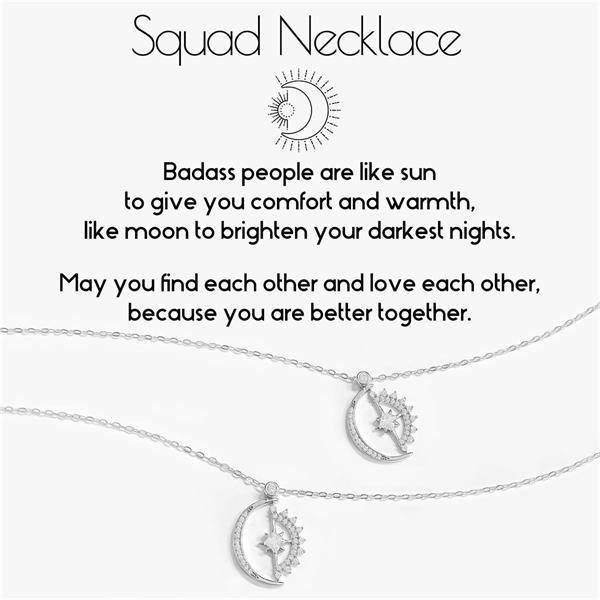 For Friend - Badass Squad Have Each Other's Back Necklace - TDC Jewellery