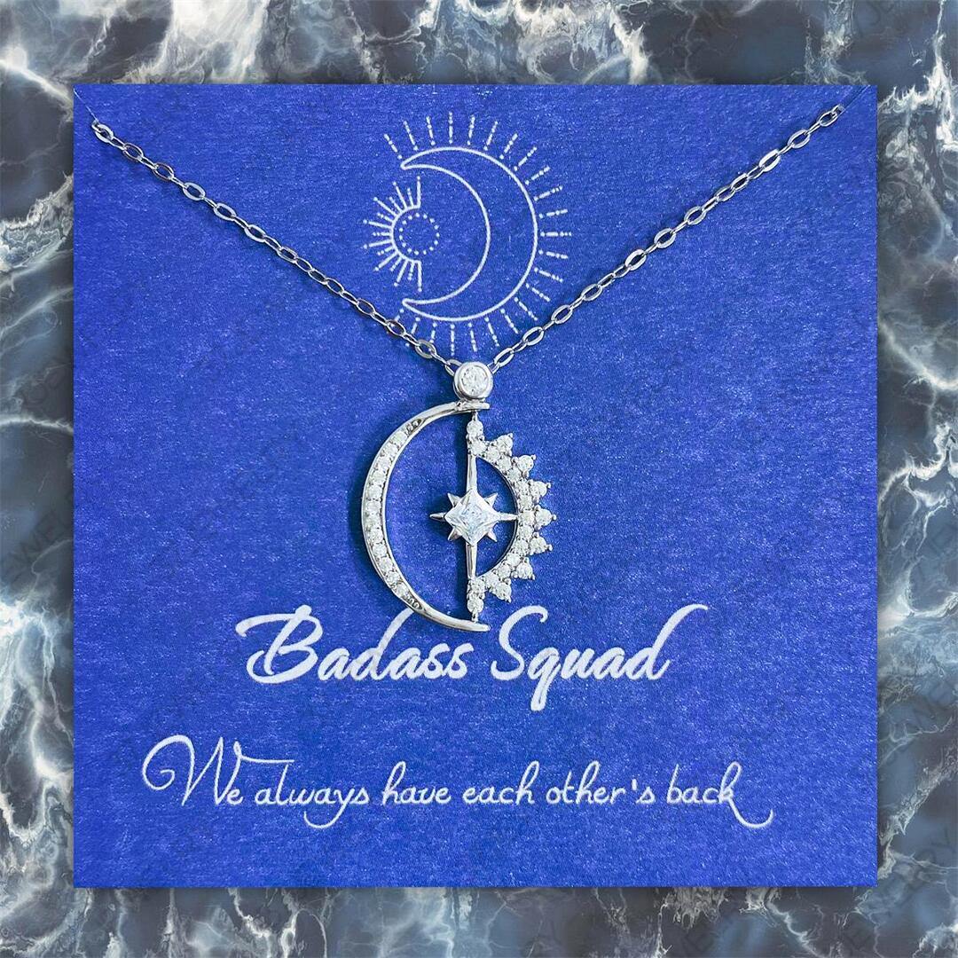 For Friend - Badass Squad Have Each Other's Back Necklace - TDC Jewellery