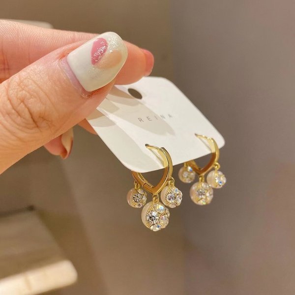 Double-sided Sparkling Diamond Pearl