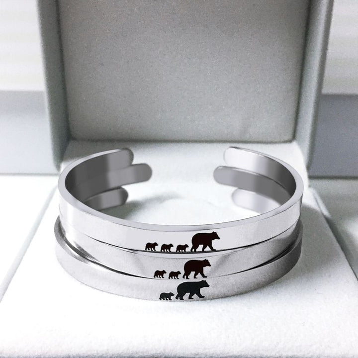 FOR MOM - MAMA BEAR CUFF BRACELET