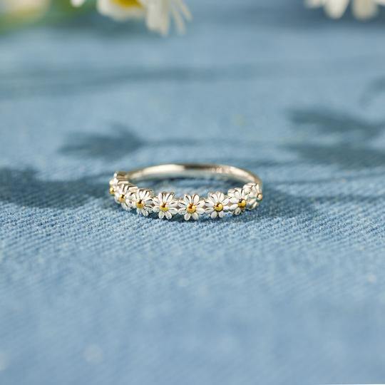 I THINK ABOUT YOU EVERY DAISY RING - TDC Jewellery