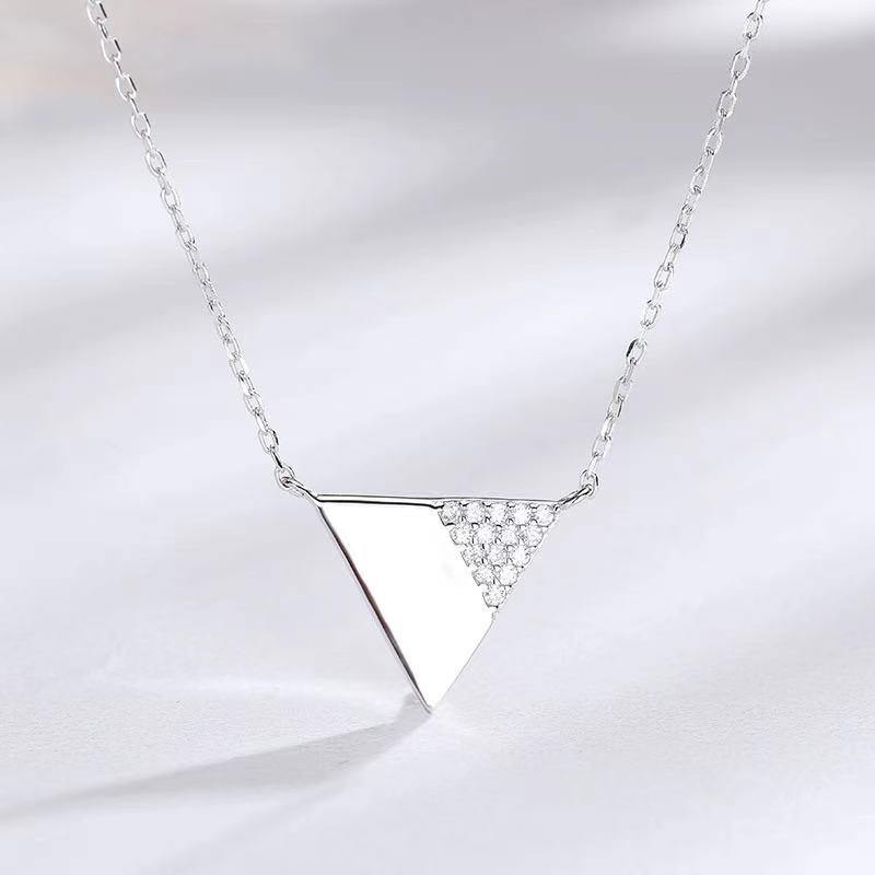 For Friend - My Badass Tribe Triangle Rose Gold Necklace - TDC Jewellery