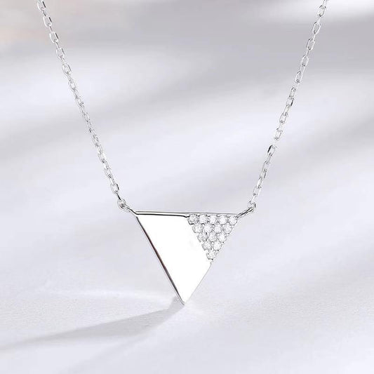 For Friend - My Badass Tribe Triangle Rose Gold Necklace - TDC Jewellery