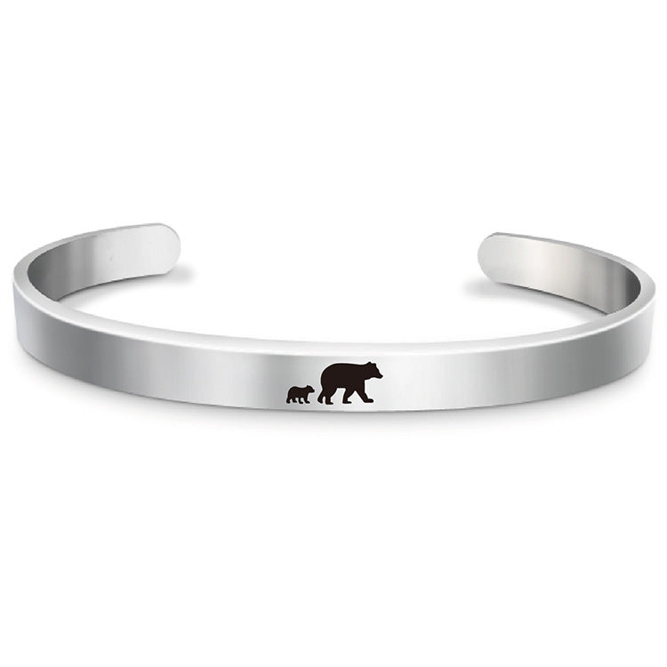 FOR MOM - MAMA BEAR CUFF BRACELET