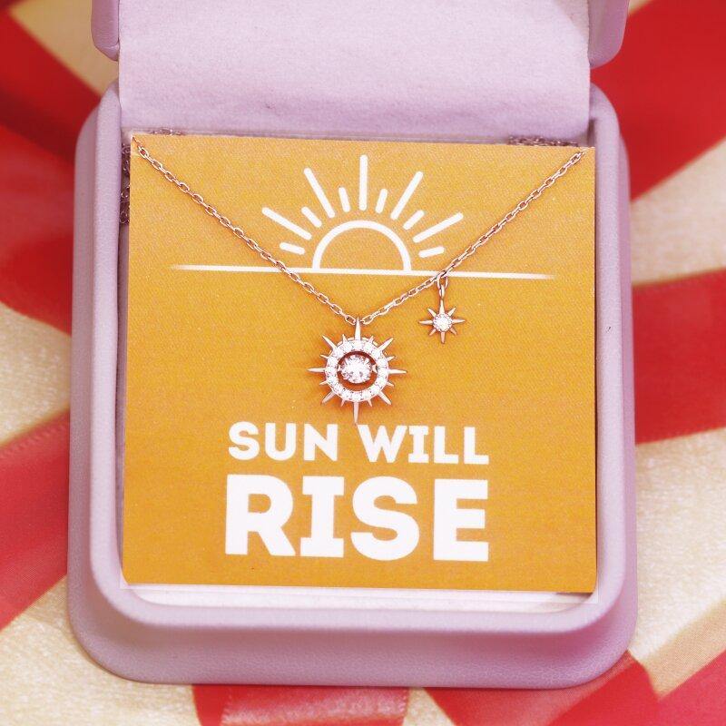 For Daughter - Sun Will Rise Necklace - TDC Jewellery