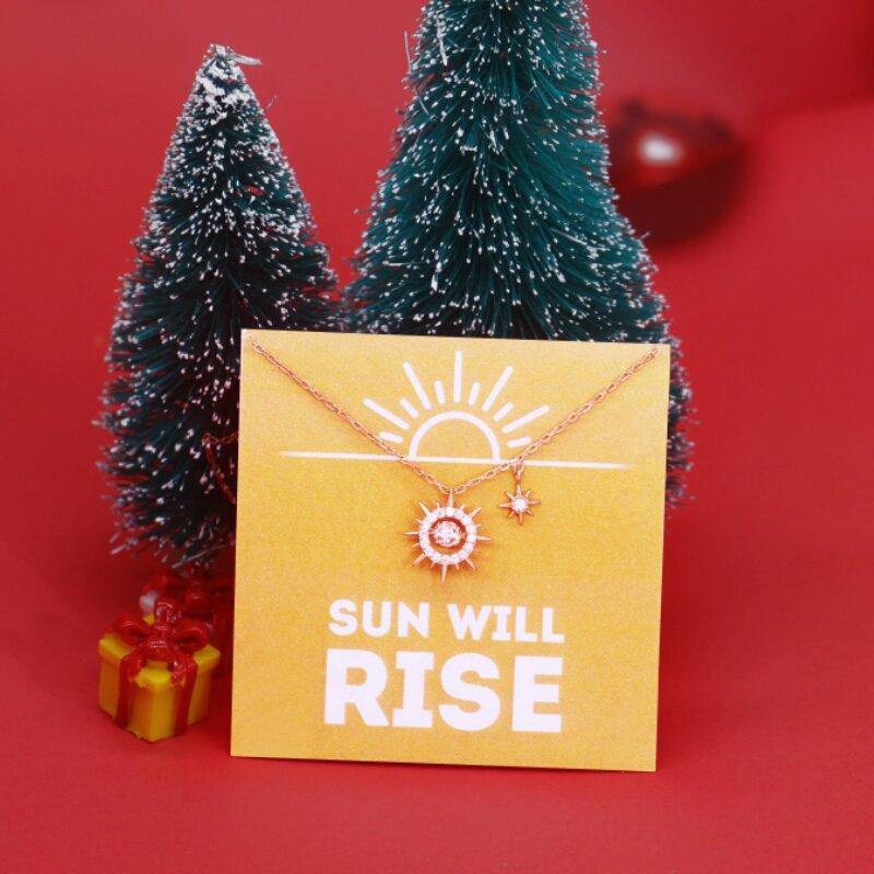 For Daughter - Sun Will Rise Necklace - TDC Jewellery