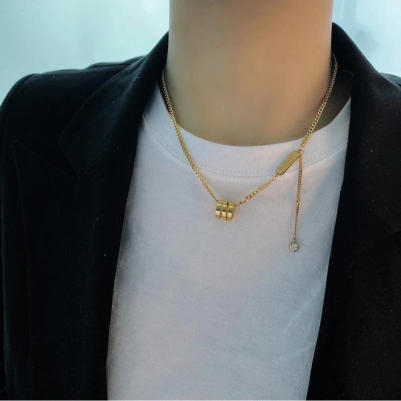 TDC™ Spiral Cylinder Necklace - TDC Jewellery